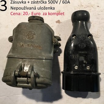 Stahováky vrtáky zásuvky a zástrčky 500 V / 60 A - 4