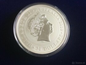 1 kg stříbrná mince koala 2010 - originál - 4