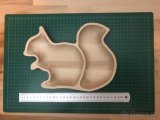 Drevená miska v tvare veveričky - 4