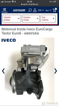 Predám turbo s motorovou brzdou,motor tector Iveco eurocargo - 4