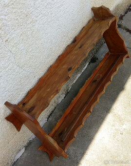 Drevené retro police - 4