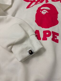 Stüssy x bape mikina - 4