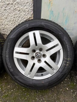 VW original elektrony + pneu R15 195/65 - 4
