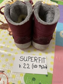 Zimné topánky Superfit, veľkosť 22 (VD: 14,2 cm) - 4