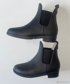 Horse - Cierne zateplene gumaky velkost 32 (19 cm) - 4