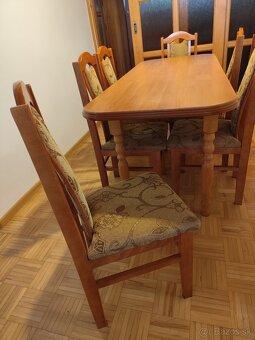 Jedálenský stôl a stoličky - 4