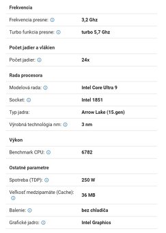 CPU Intel Core Ultra 9 285K socket 1851... - 4