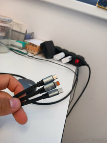 Kábel nabíjačka Micro USB Typ C iPhone - 4