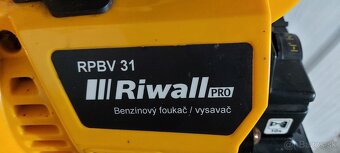 Riwall záhradný vysávač/fúkač lístia s benzínovým motorom - 4