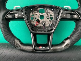 AUDI VOLANT KARBONOVY A6 A7 C8 Q8 S8 SQ8 E-TRON - 4