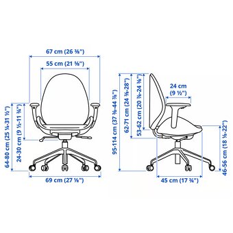 Na predaj nepoužité stoličky IKEA HATTEFJALL 8ks - 4