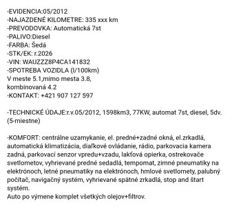 AUDI A3 Sportback 1.6 - 4