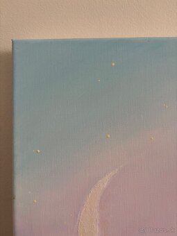 Rucne malovany obraz tempery na platne - 4