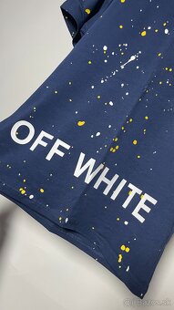 Off White Tee - Blue - 4