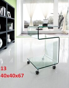 Predám dizajnové sklenené stoly - 4