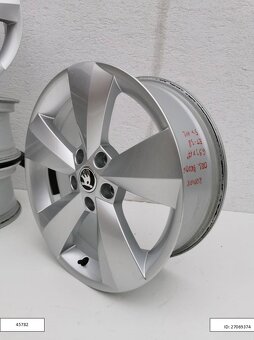 Org Škoda Kodiaq 6,5X17 ET38 5X112 Silber 1238 - 4