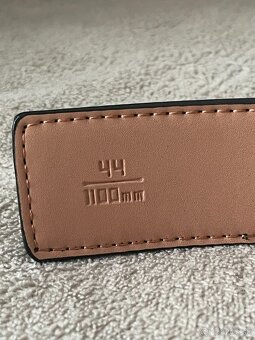 Louis Vuitton opasok – čierny, veľkosť 110 cm - 4