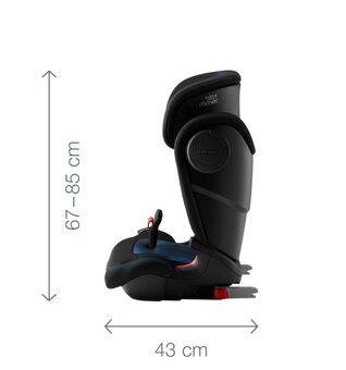 Predám detskú autosedačku zn. Römer KIDFIX (15-36 kg) - 4