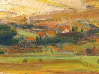 Obraz Jaroslav Hrabec, Uherské Hradiště, olej plátno 60x90 - 4