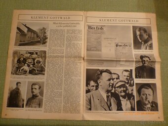 Predám staré noviny z roku 1953 Gottwald... - 4
