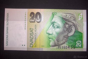 predam 20 sk korun Slovenskych 1993 1997 1999 2000 2001 2004 - 4