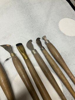 Staré kožiarske ručné nástroje – komplet sada - 4