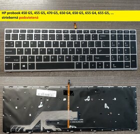 Klavesnice HP 450 G5 455 G5 470; SK// 450 G6 455 G7 - 4