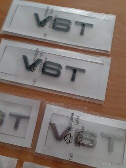 Znak Audi S line V6T Supercharged - 4