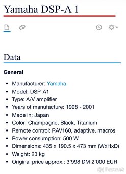 Yamaha DSP-A1 - 4