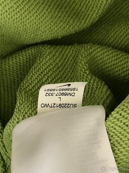 Nike zelená french terry mikina vivid green - 4