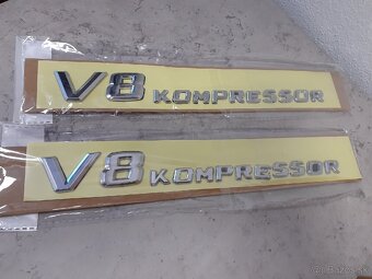 Logo znak Mercedes V8 Kompressor - 4