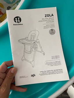 Jedálenská detská stolička Petite a Mars - 4