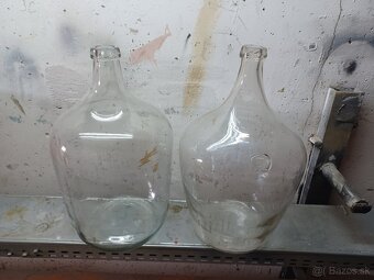 Sklenene demizony + flase - 4