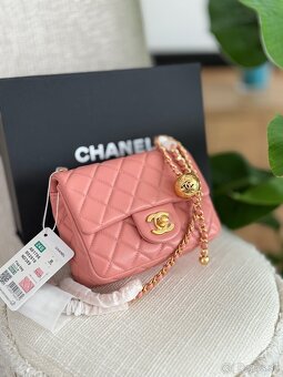 CHANEL kabelka ruzova NOVA - 4