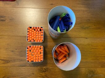 Nerf stryfe, infinus, zasobniky, šipky - 4