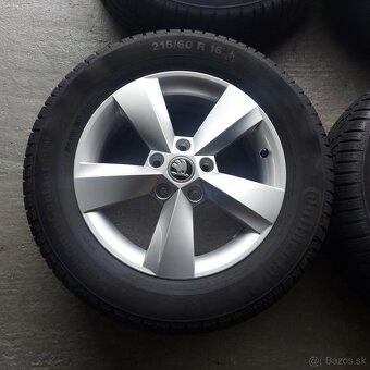 Zimná sada elektrónov originál Škoda Karoq R16 5x112 - 4