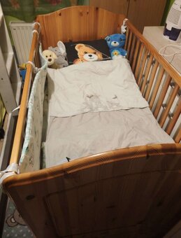 Detská postieľka z masívu - 4