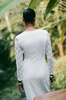 Háčkované midi šaty - 4