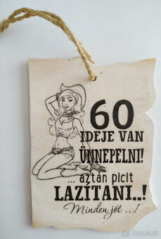 Darčekové predmety  DEDKO+ BABKA / 60- ka - 4