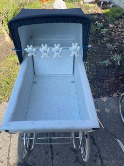 Vintage anglicky kociarik Sliver cross - 4