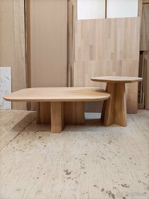 Konferenčný stolík z dubového masívu - 4