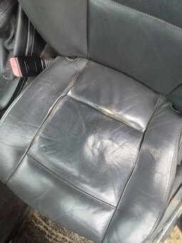 Kožené sedačky bmw e46 sedan -nesklopné - 4