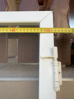 Predám hliníkové sieťkove dvere na balkón - 4