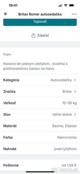 Britax Romer autosedačka - 4