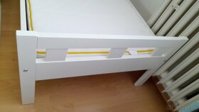 Detska postel Ikea Kritter 160x70cm,biela+matrac a rost - 4