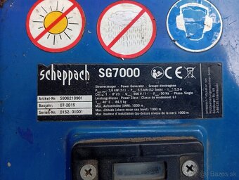 Centrála scheppach s elektrickým štartérom - 4