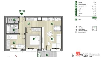 Nový nízkoenergetický 3-izbový byt s balkónom Pezinok - 4