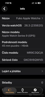 Apple Watch séria 9 GPS 45mm Hliník - 4
