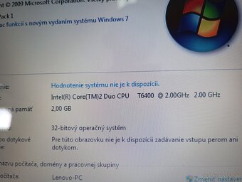 predám notebook LENOVO G530 , Windows 7 32bit - 4