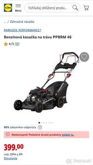 Benzínová kosačka na trávu PPBRM 46 - 4